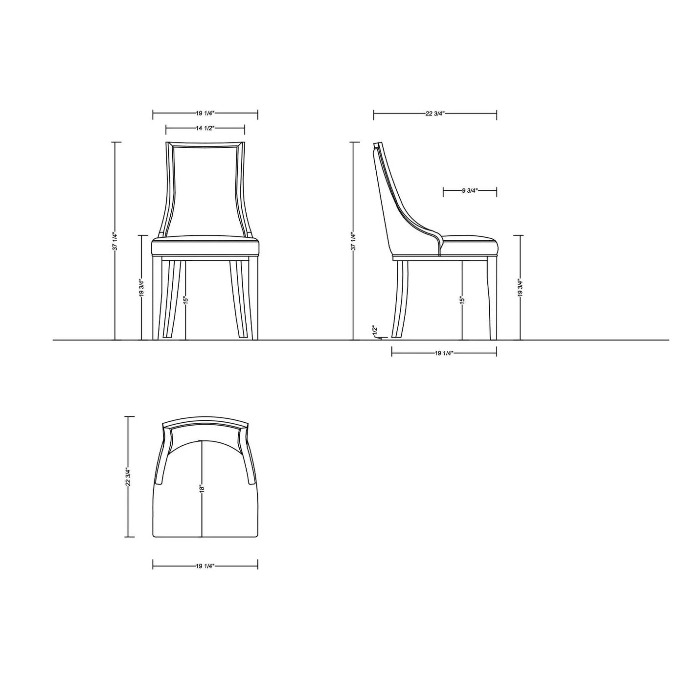 Grand - Dining Chair (Set of 2) by HouseOfZazla