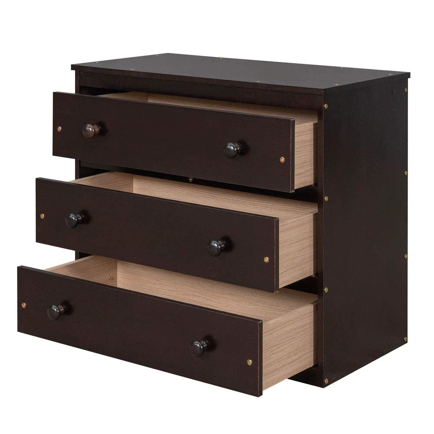 Loft Low Study Bed With Cabinet, Shelves And Rolling Portable Desk, Multiple Functions by Unique Piece Furniture