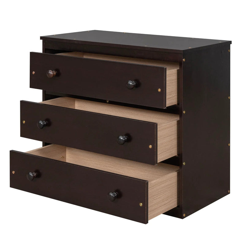 Loft Low Study Bed With Cabinet, Shelves And Rolling Portable Desk, Multiple Functions by Unique Piece Furniture