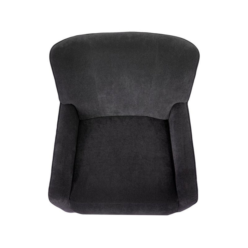 Stylish Recliner Chair with Oak Legs - Gray, photo 6 of 8