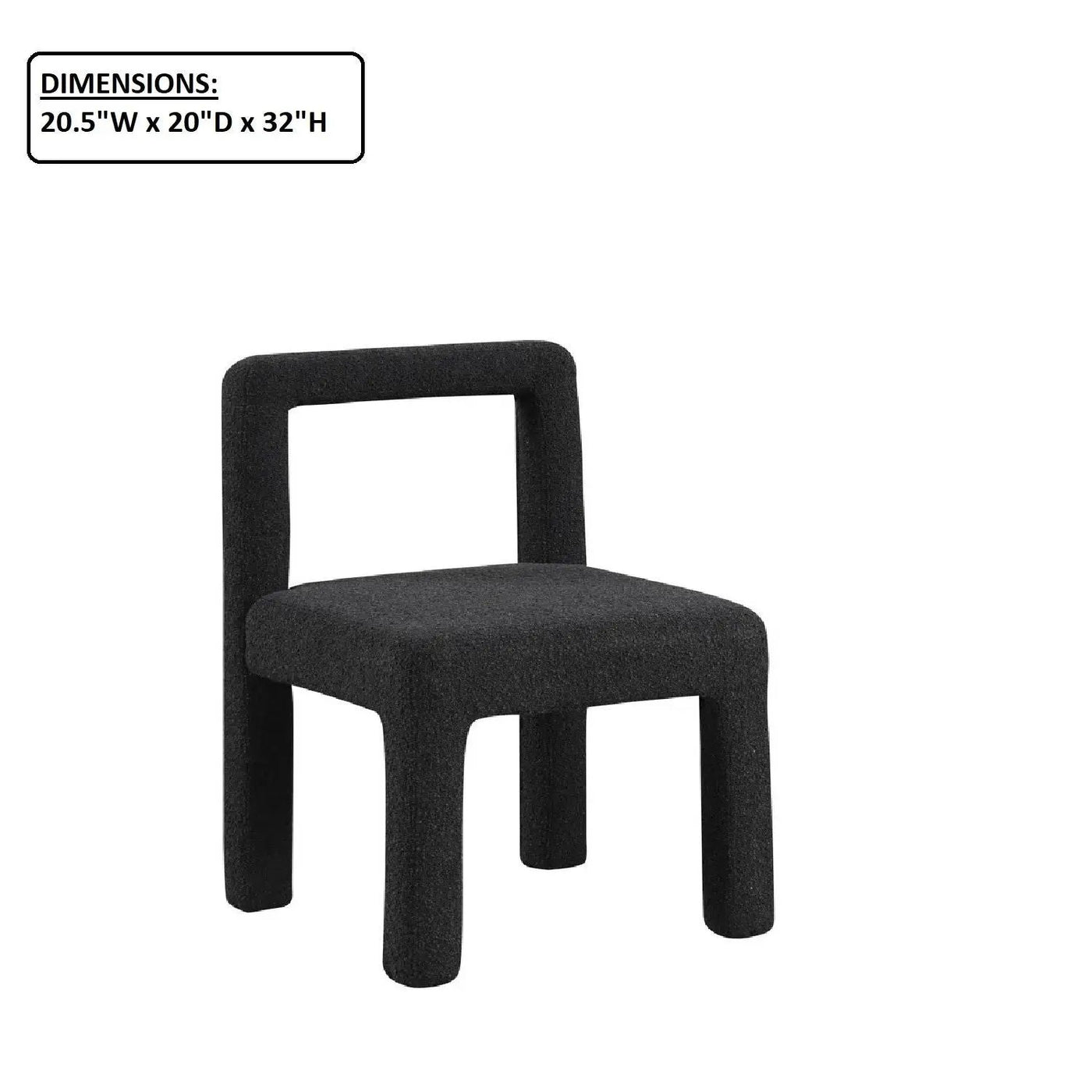 Dining Chairs With Square Open Back (Set of 2) by HouseOfZazla