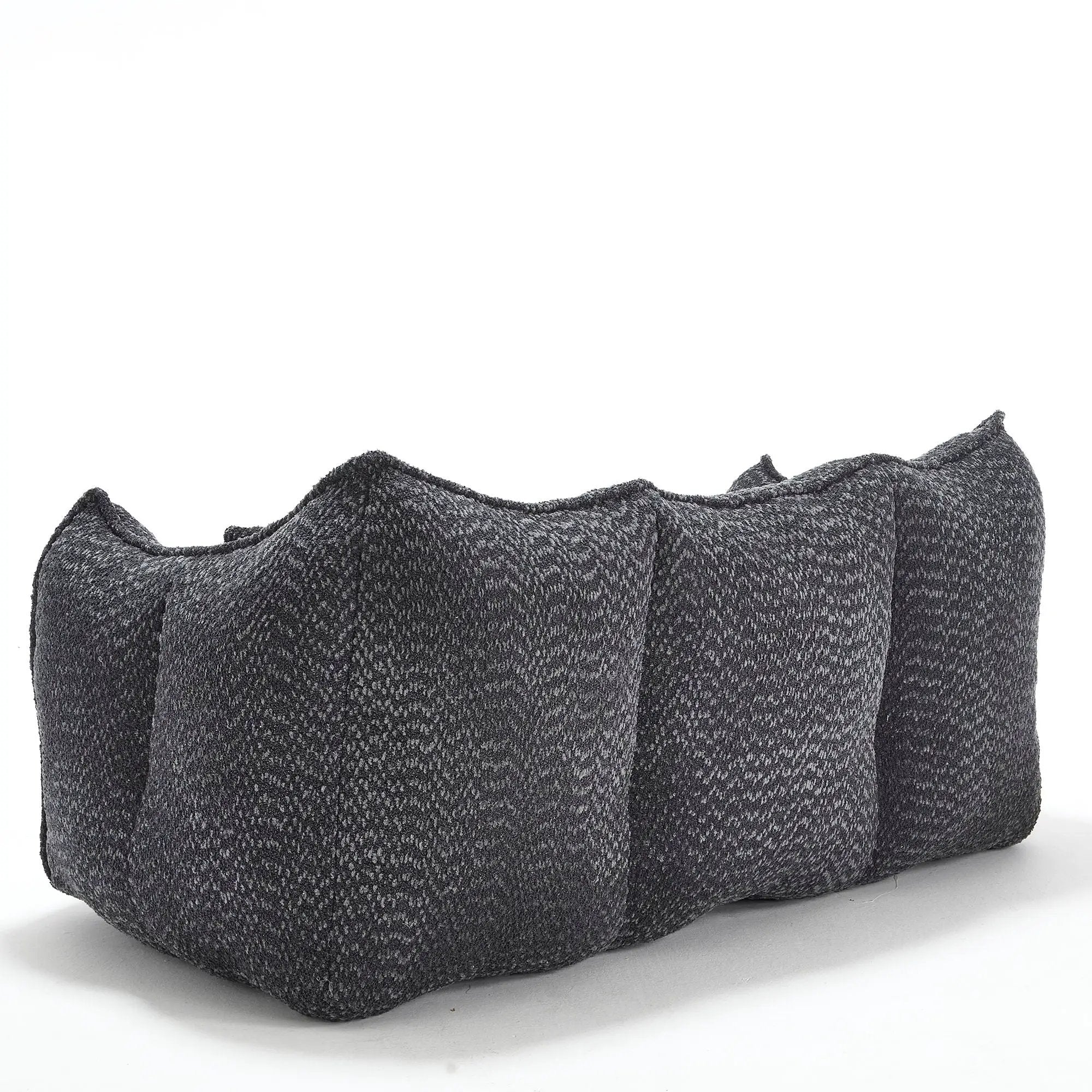 Comfortable Dual Beanbag Chair With High Resilience Foam Core For 2 People by HouseOfZazla