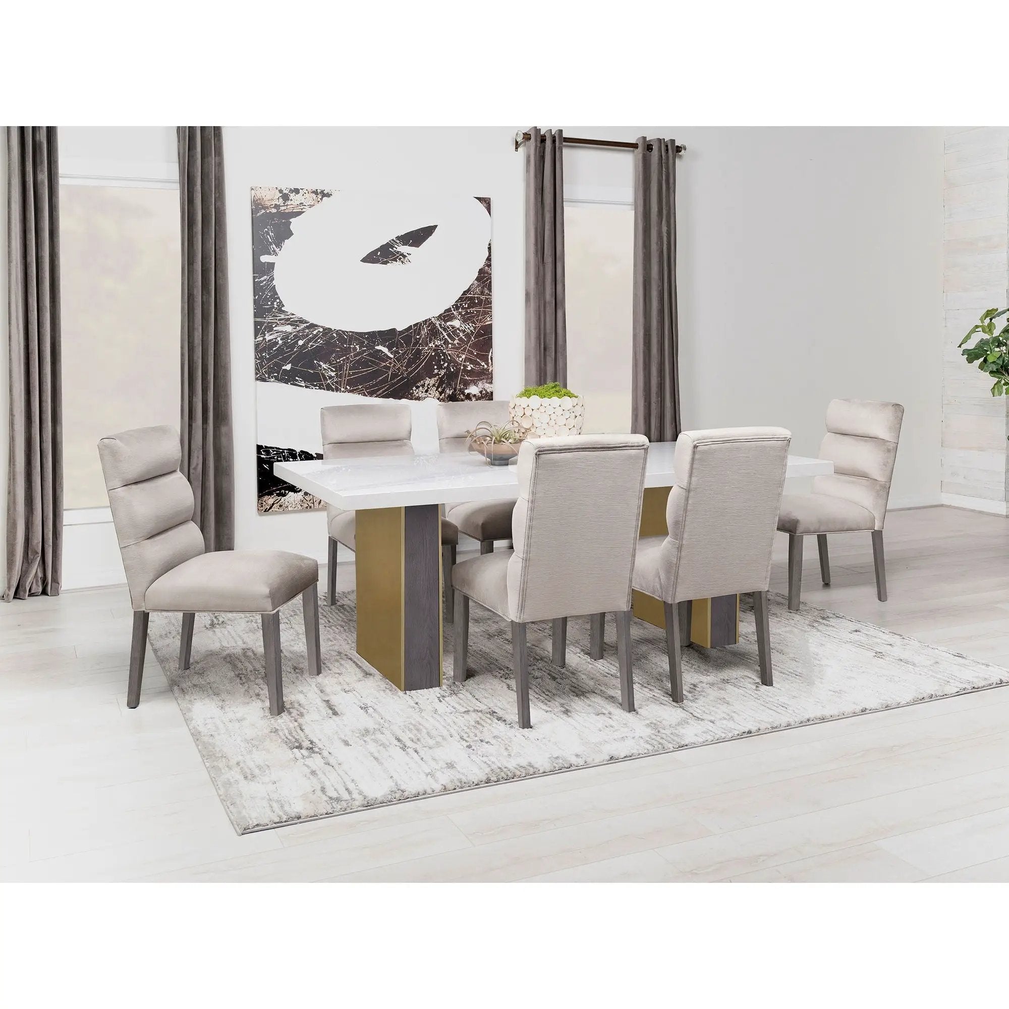 Highmore - Upholstered Dining Side Chair (Set of 2) by HouseOfZazla