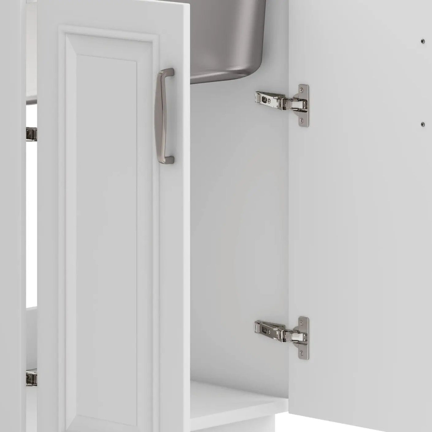 Darwin - Deluxe Laundry Cabinet With Pull-Out Faucet And Stainless Steel Sink by HouseOfZazla