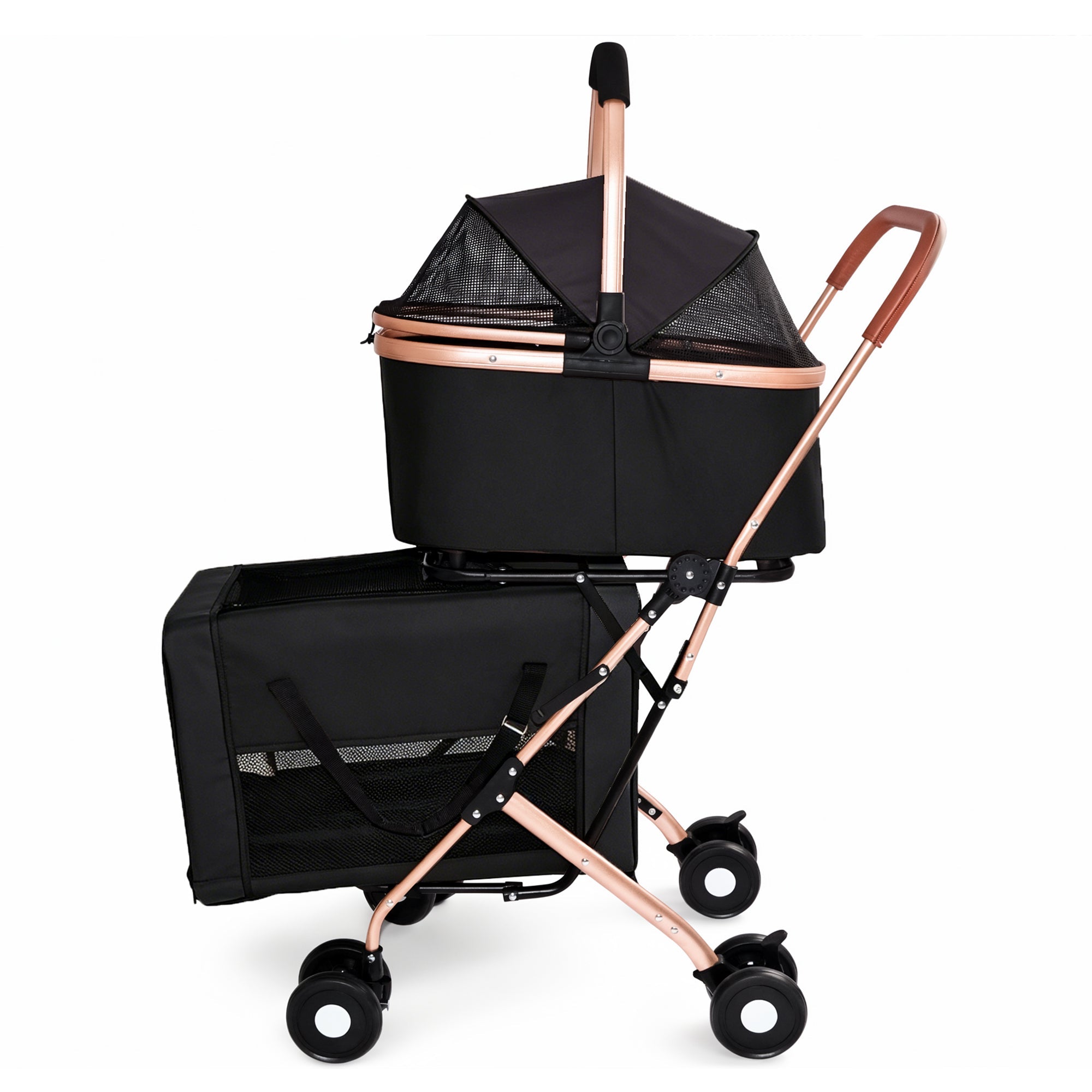 Double Pet Stroller for Small and Medium Dogs and Cats by HouseOfZazla