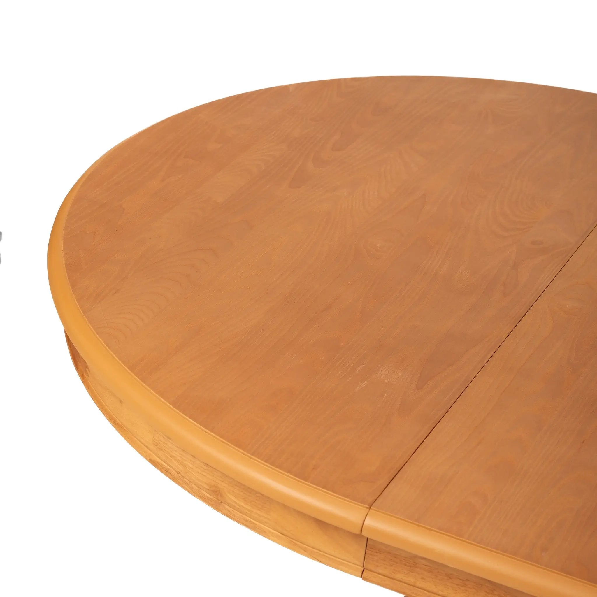 Extendable Round Rubber Wood Dining Table by HouseOfZazla