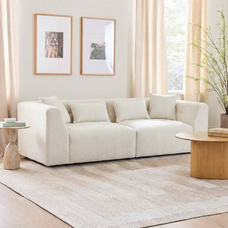 Jefferson Soft Chenille Modern Sofa by HouseOfZazla