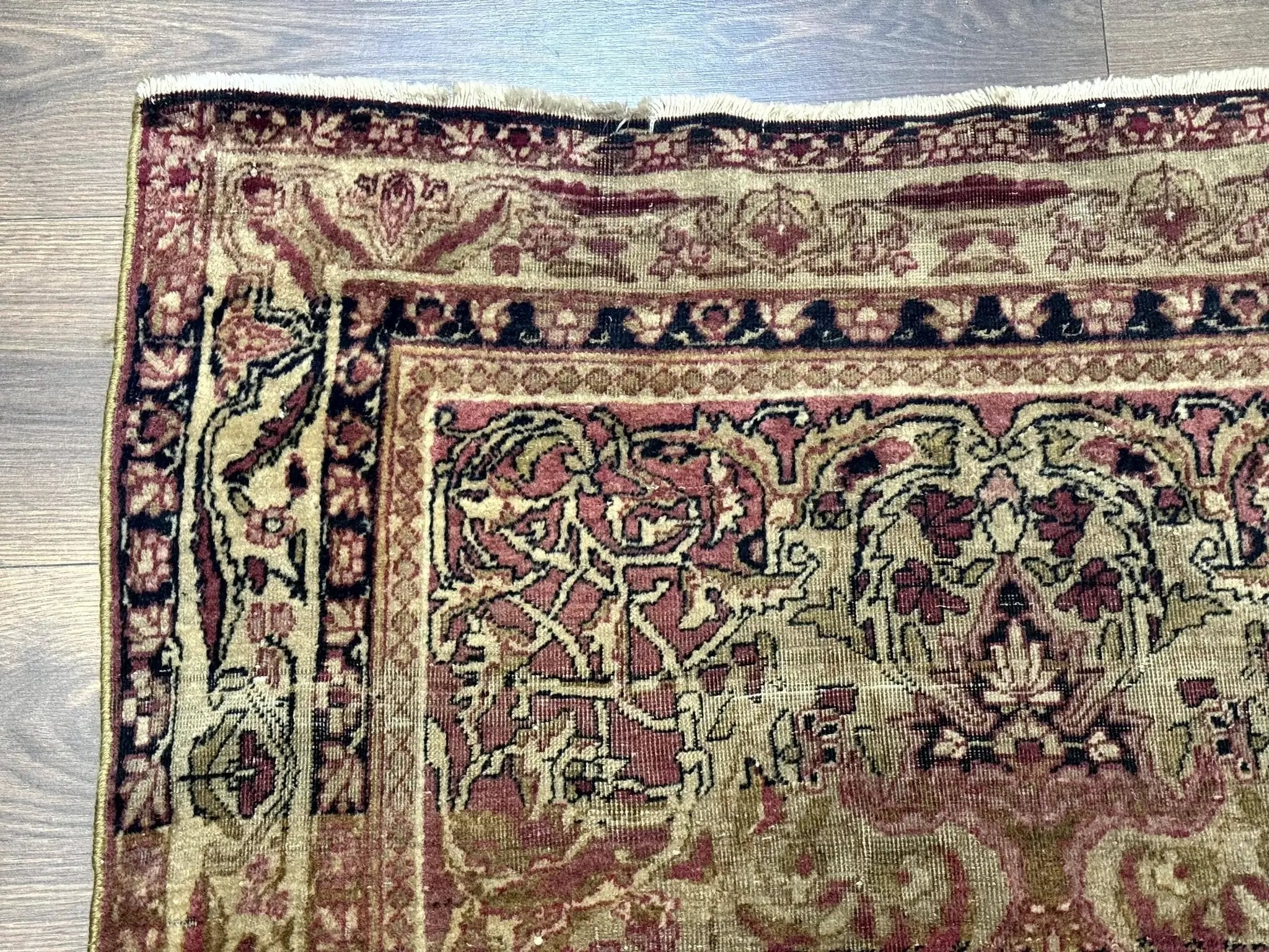 Antique Persian Lavar Rug 3x5, Persian Kerman Rug, Traditional Persian Carpet by Jewel Rugs