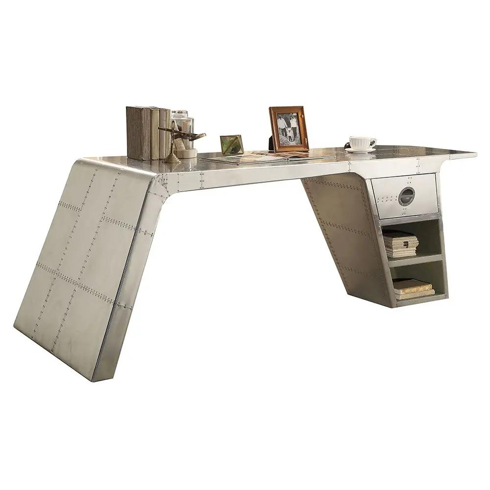 Brancaster - Writing Desk - Metallic by Unique Piece Furniture