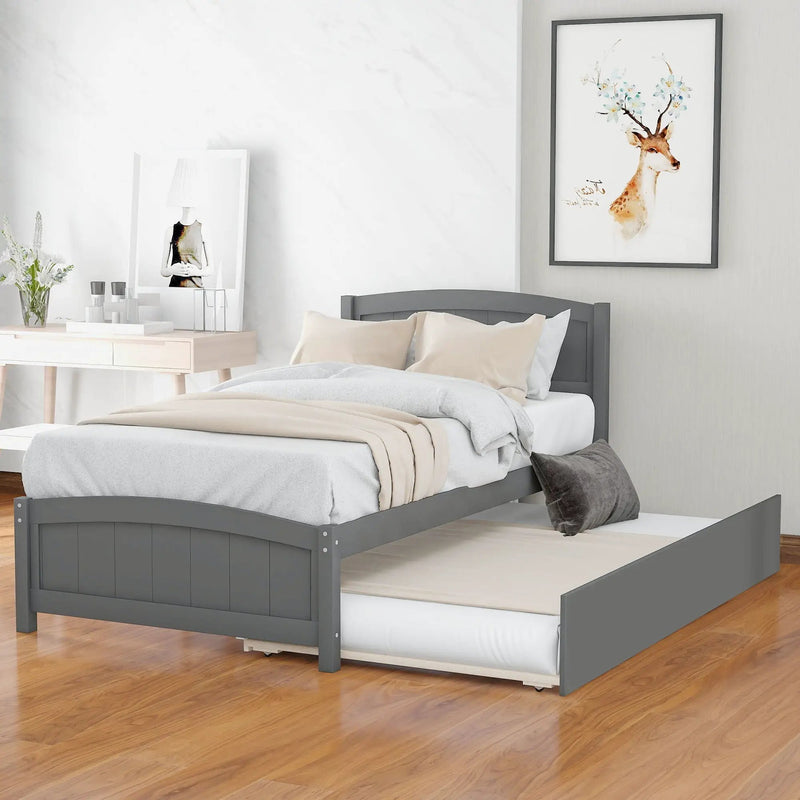 Platform Bed & Headboard, Footboard And Wood Slat Support by HouseOfZazla