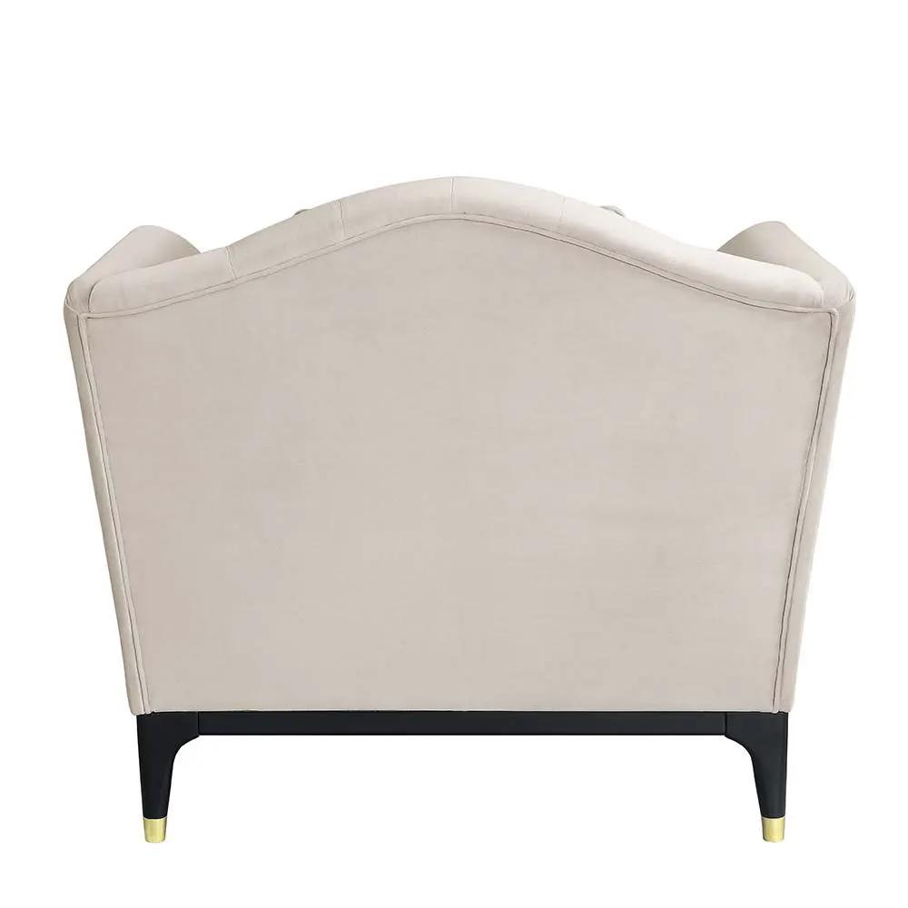 Tayden - Chair With 2 Pillows - Beige Velvet by Unique Piece Furniture