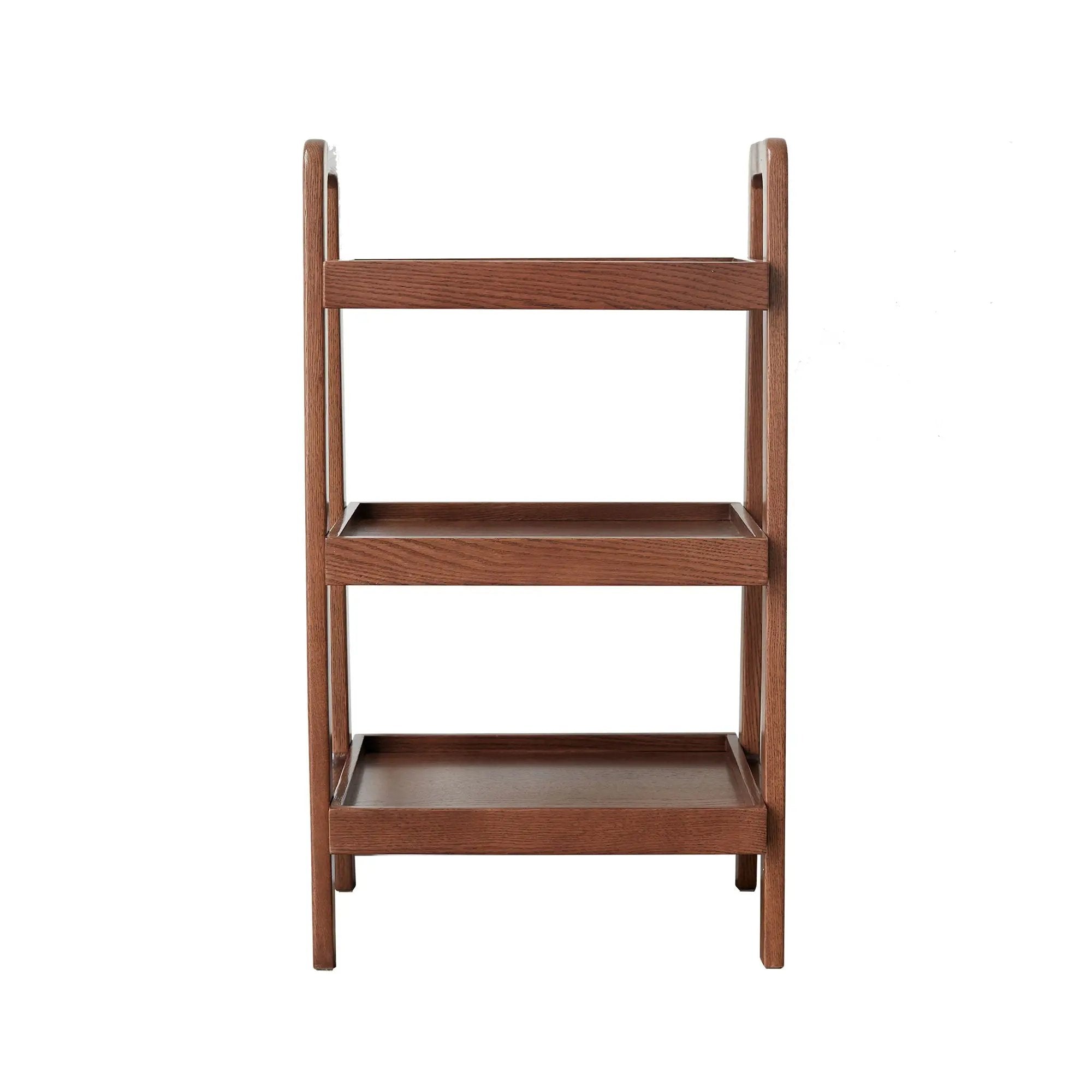 Premium Storage Organizer, 3-Tier Beech Shoe Rack For Entryway, Living Room - Walnut by HouseOfZazla