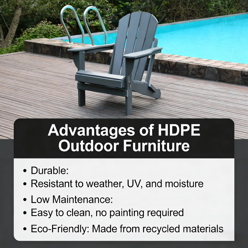 Adirondack Folding Chair with Dual Cup Holders by HouseOfZazla