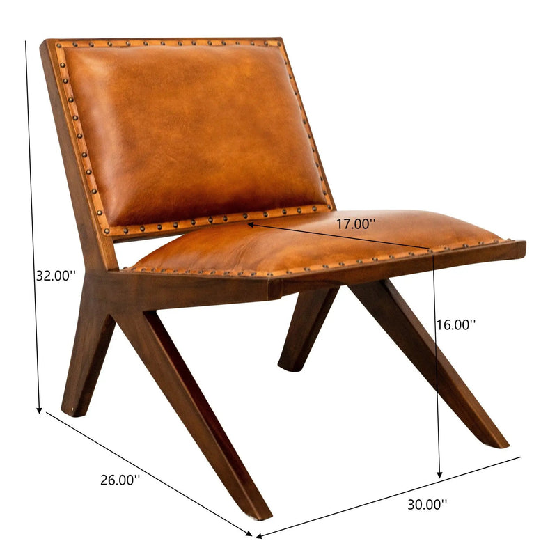Colin - Lounge Chair - Brown / Tan by Unique Piece Furniture