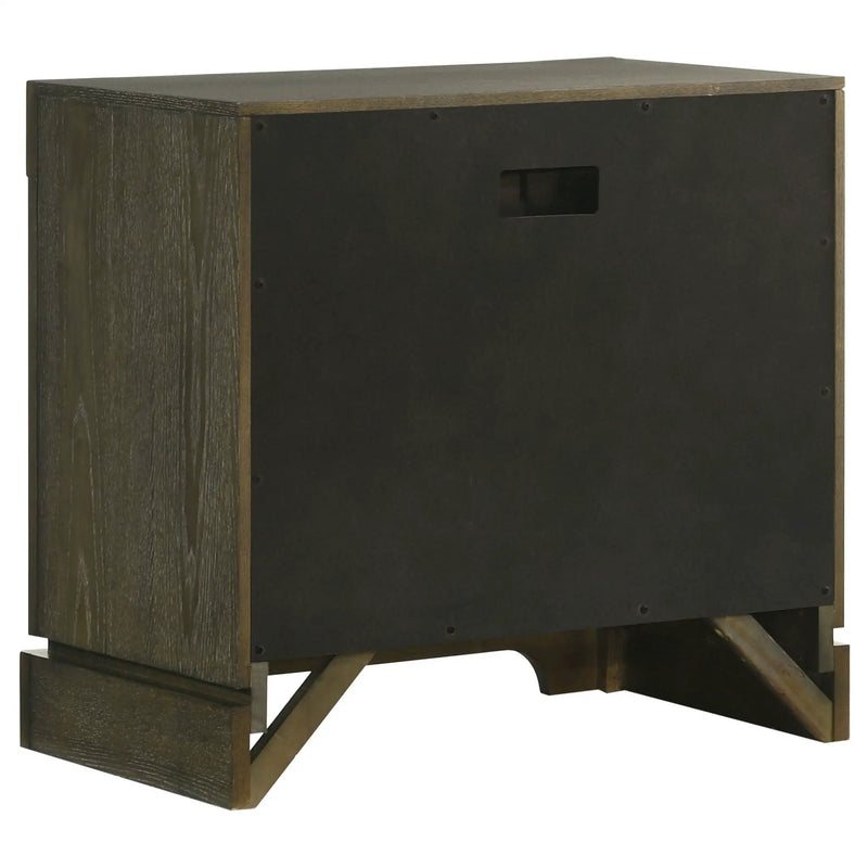 Gran Park 2-drawer Nightstand Bedside Table Dark Cocoa by Unique Piece Furniture