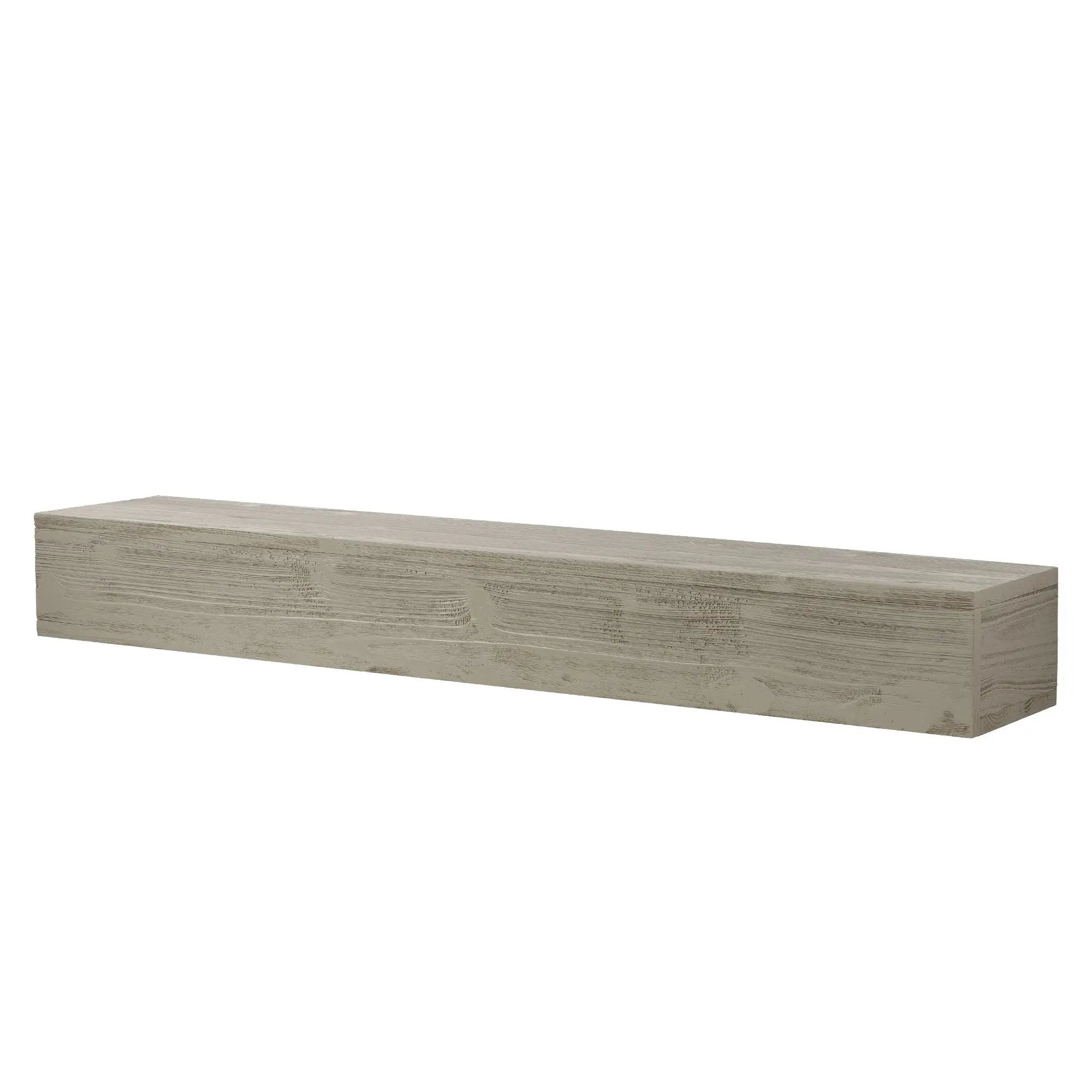 Rustic Wood Fireplace Mantel, Wall-Mounted & Floating Shelf For Home Decor by Unique Piece Furniture