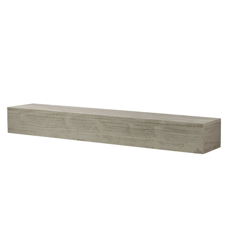 Rustic Wood Fireplace Mantel, Wall-Mounted & Floating Shelf For Home Decor by Unique Piece Furniture