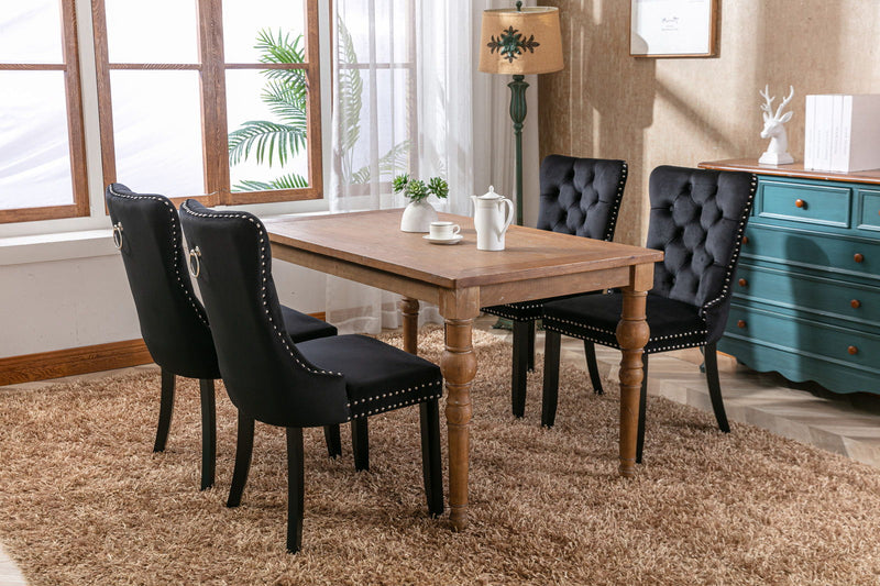 Nikki - High-End Tufted Dining Chair (Set of 2) by HouseOfZazla