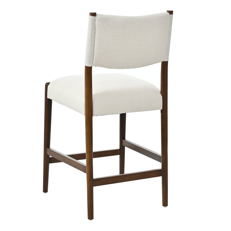 26.4" Solid Wood Counter Height Barstools, Modern Bar Stools Set of 2 by HouseOfZazla