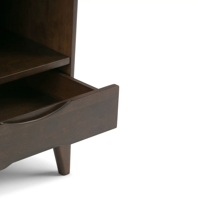 Harper - Bookcase With Storage - Walnut Brown by HouseOfZazla