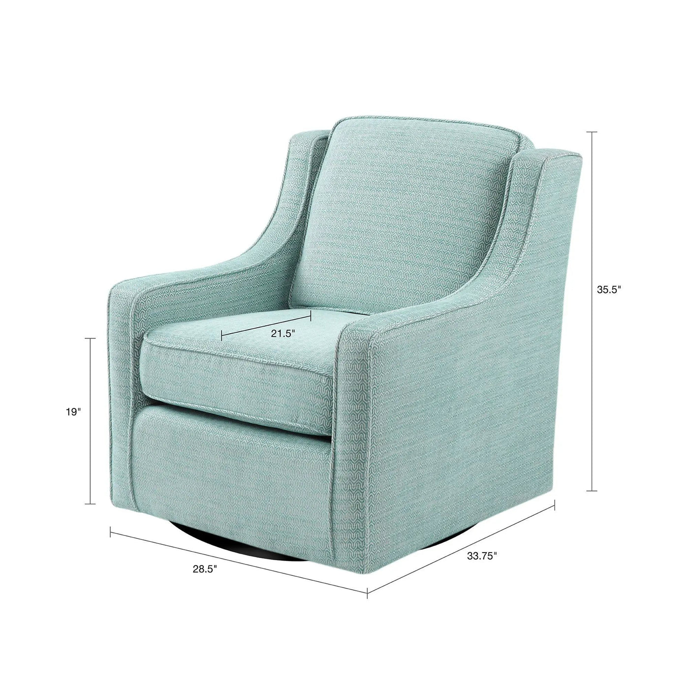 Swivel Chair With 360 Degree Rotation by HouseOfZazla