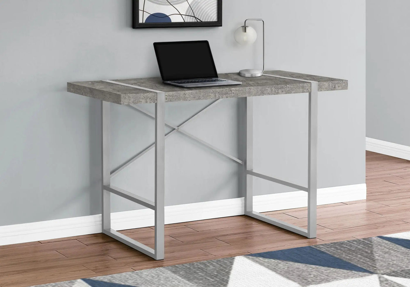 Computer Desk For Home Office, Laptop, Industrial Design by HouseOfZazla