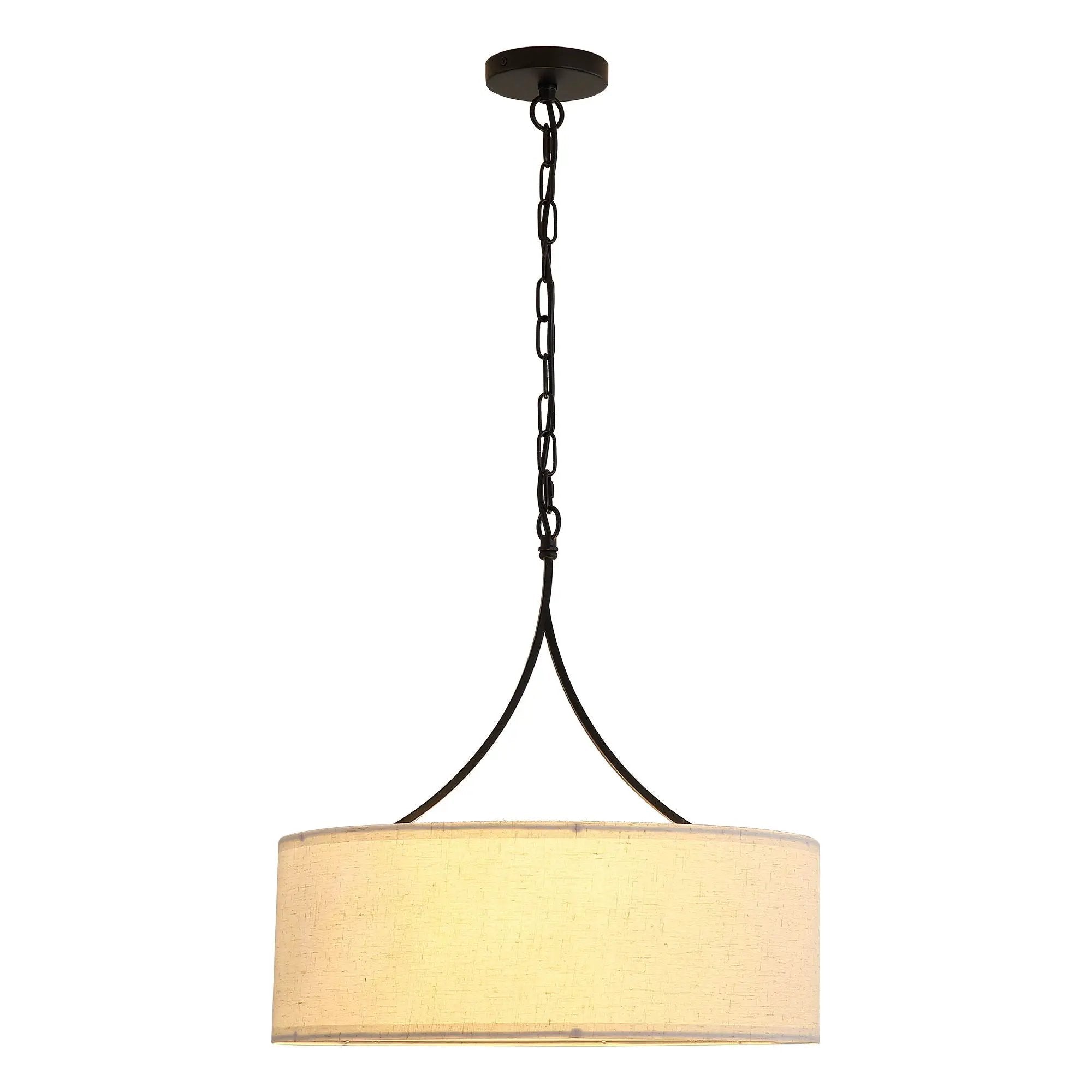 3 Light Drum Pendant Light by Unique Piece Furniture