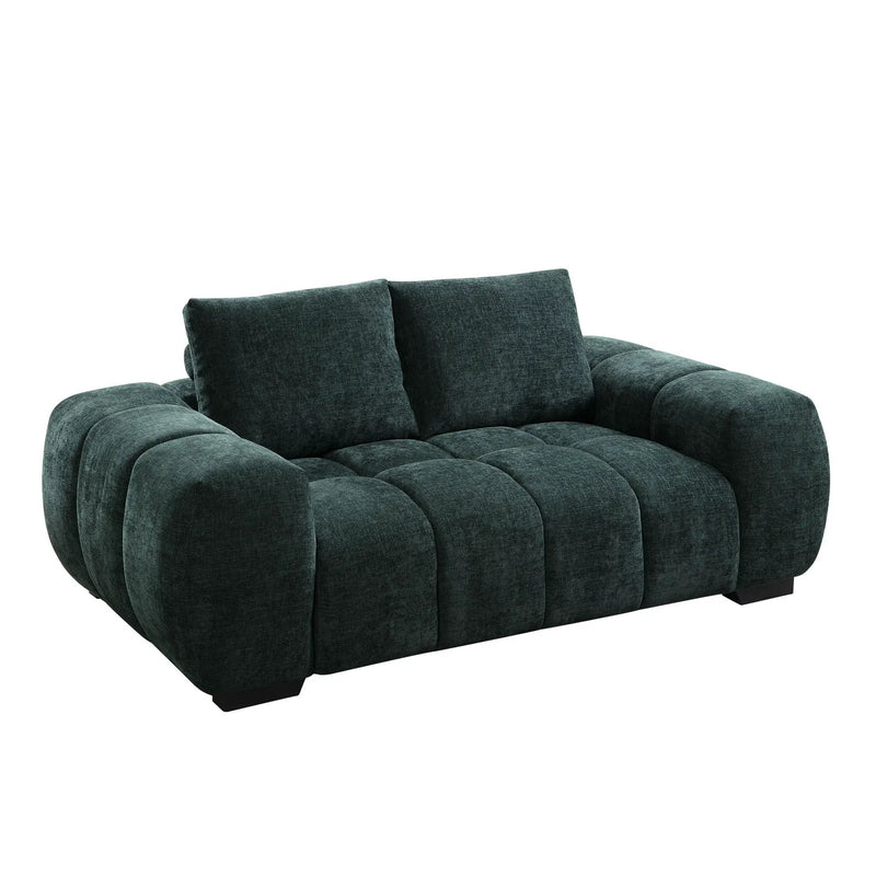 Ferrand - Chenille Loveseat - Green by Unique Piece Furniture