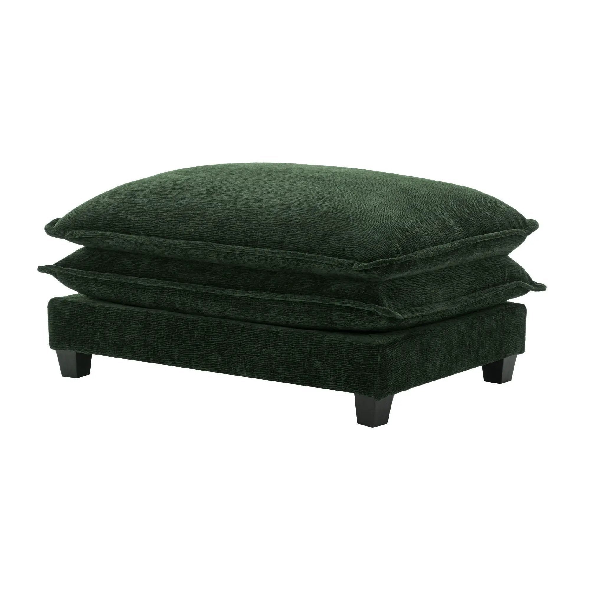 Sectional Sofa Upholstered Sofa With Two Removable Ottoman, Two USB Ports, Two Cup Holders And Large Storage Box For Living Room by HouseOfZazla