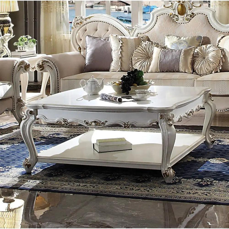 Picardy - Coffee Table - Antique Pearl by Unique Piece Furniture