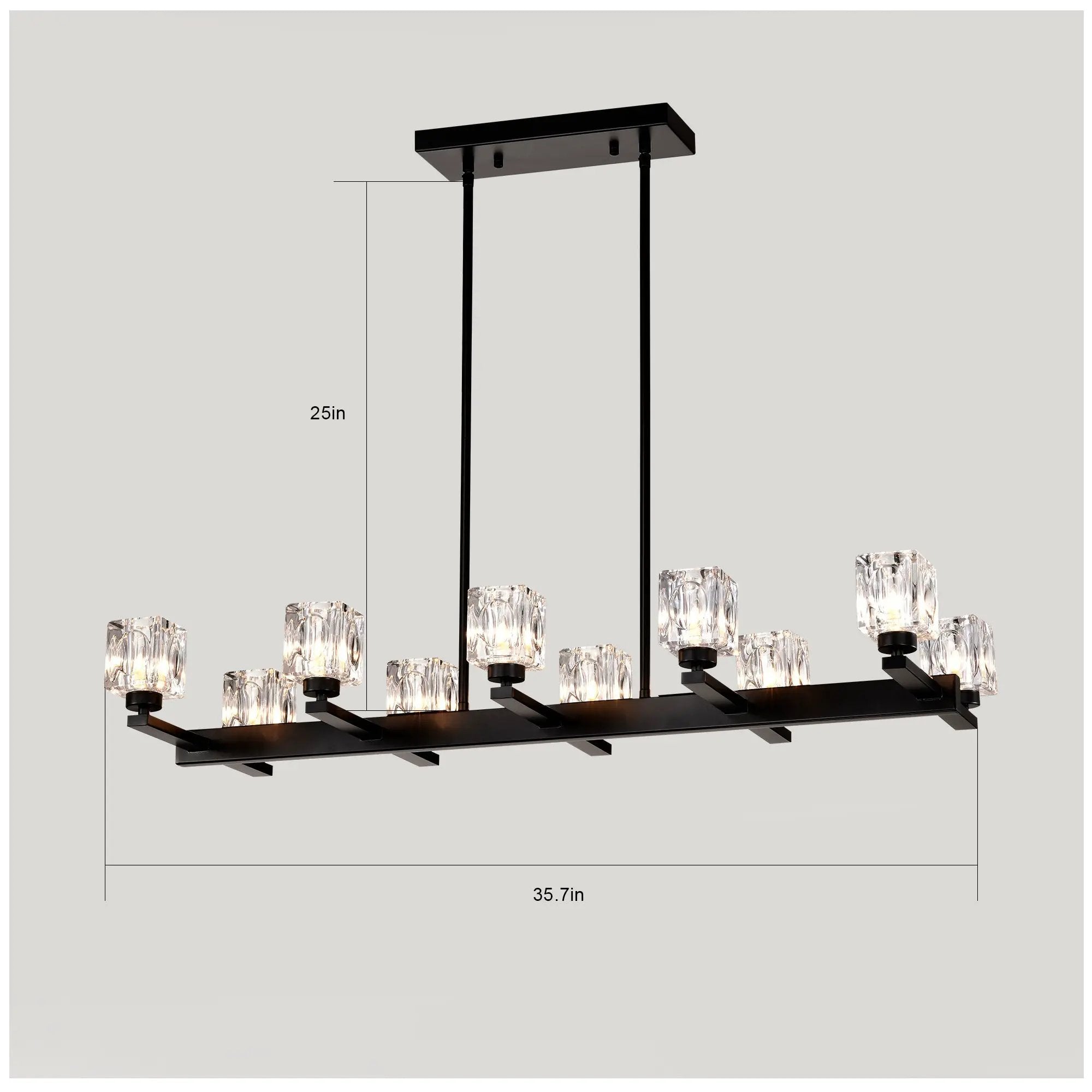10-Light Chandelier for Dining Room by HouseOfZazla