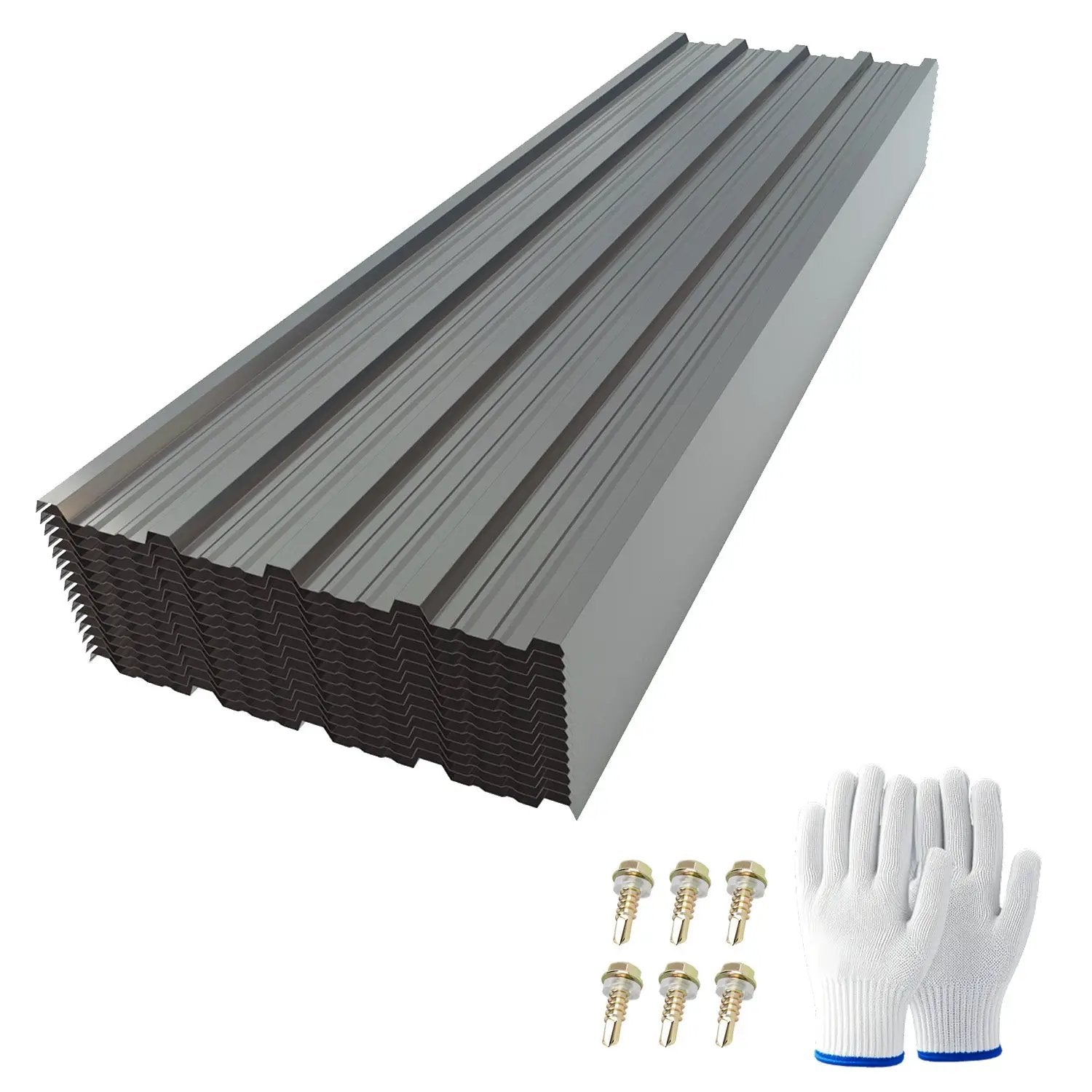15 Pcs Heavy Duty Waterproof Metal Roofing Panels by HouseOfZazla