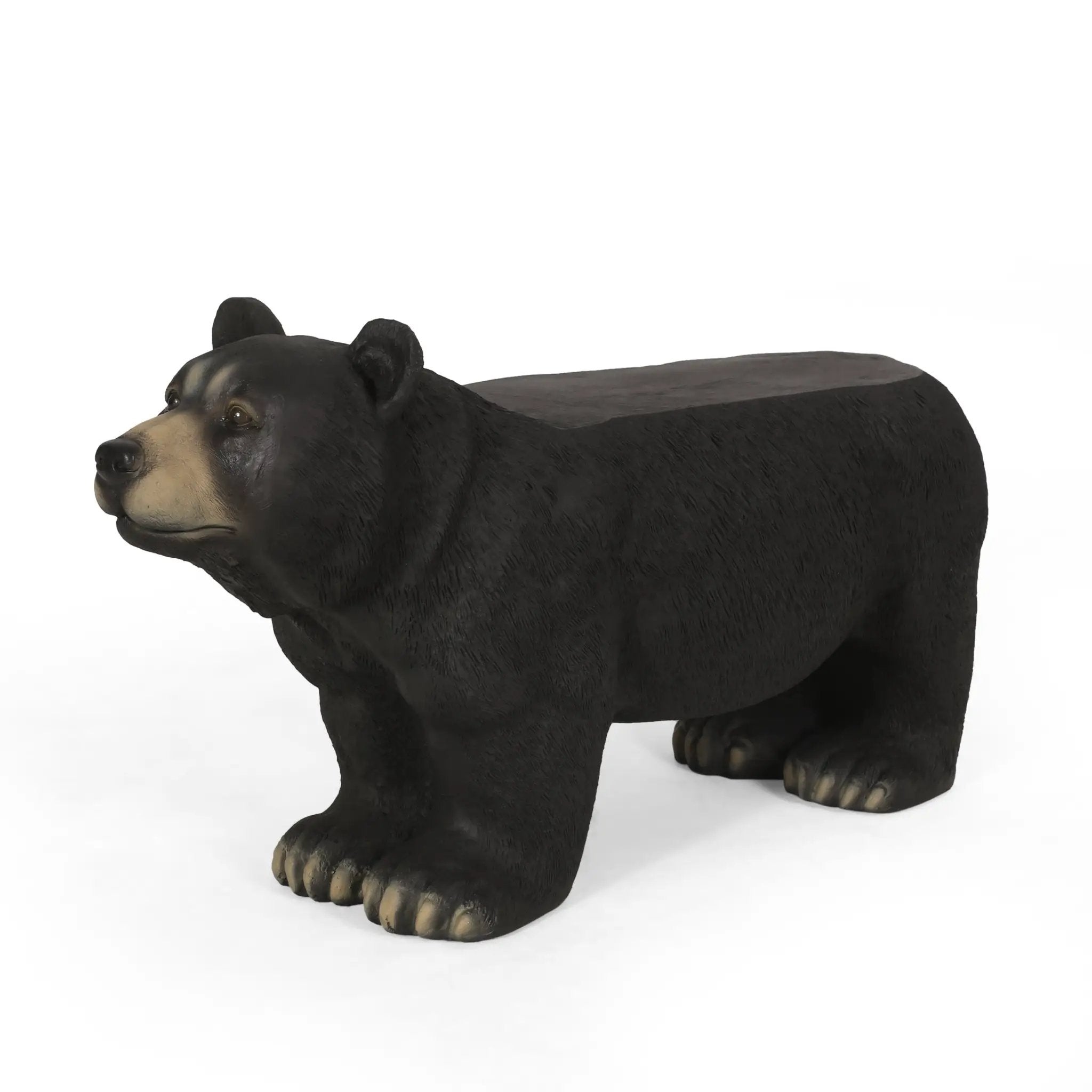 MGO Bear Bench - Concrete Outdoor Bench by HouseOfZazla
