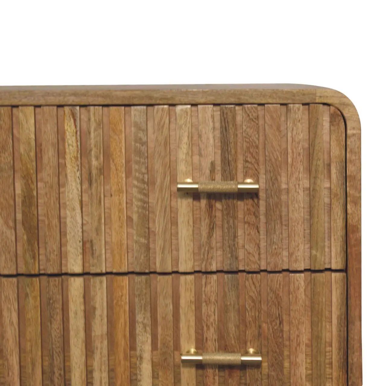 T Bar Ridged Chest - Brown by HouseOfZazla