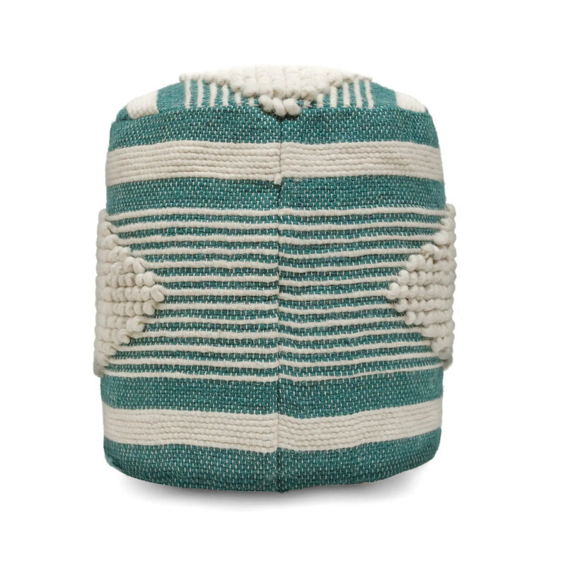 Diamond - Handcrafted Cylindrical Pouf by Unique Piece Furniture