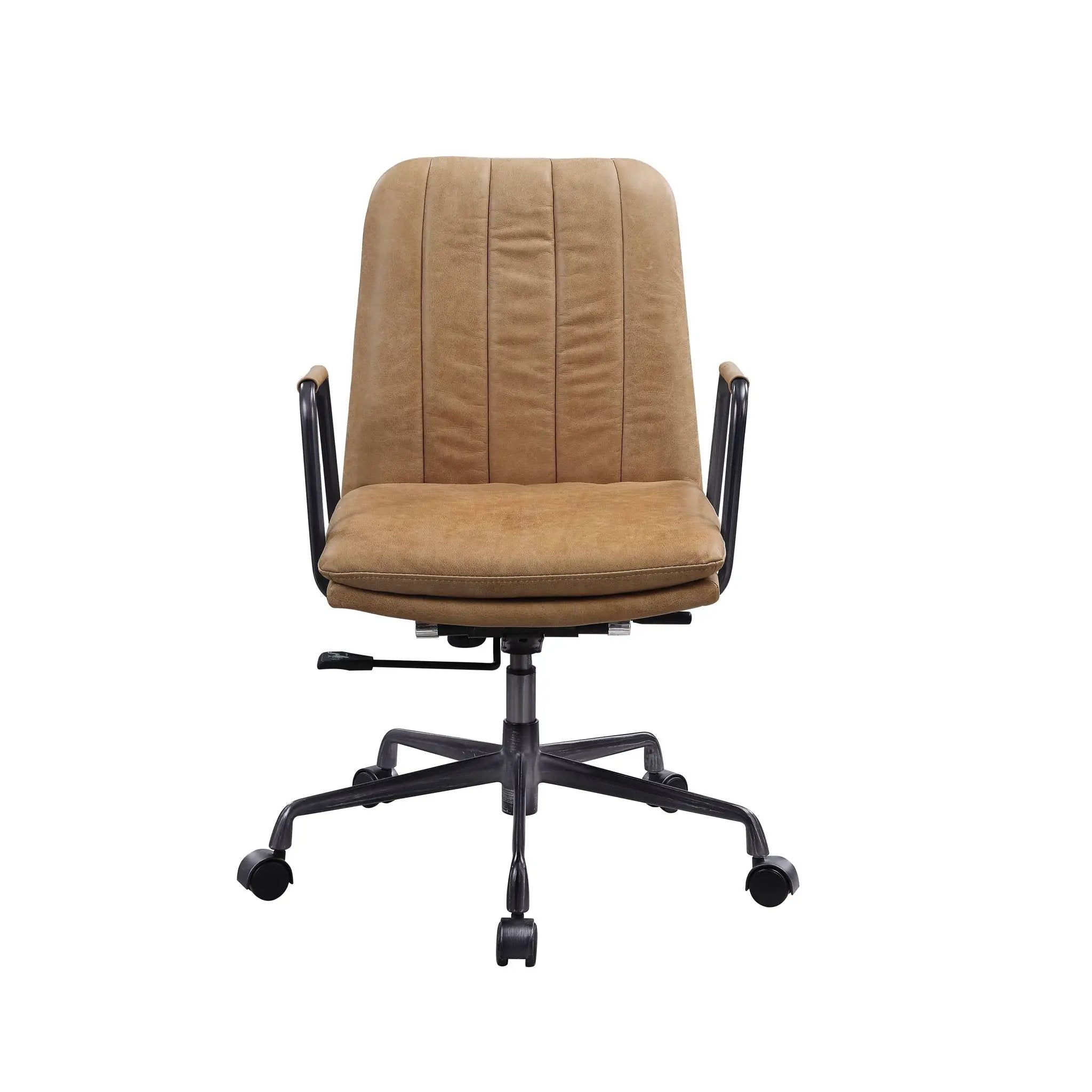 Eclarn - Top Grain Leather Office Chair - Brown by Unique Piece Furniture