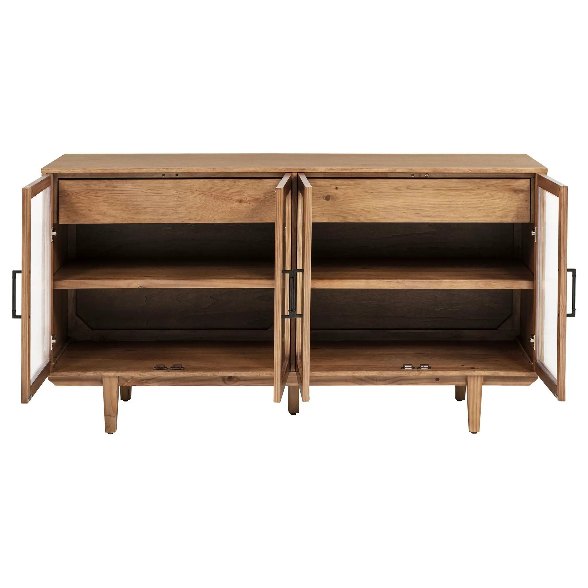 Middleton 4-door Sideboard Server with Dual Drawers Natural by Unique Piece Furniture