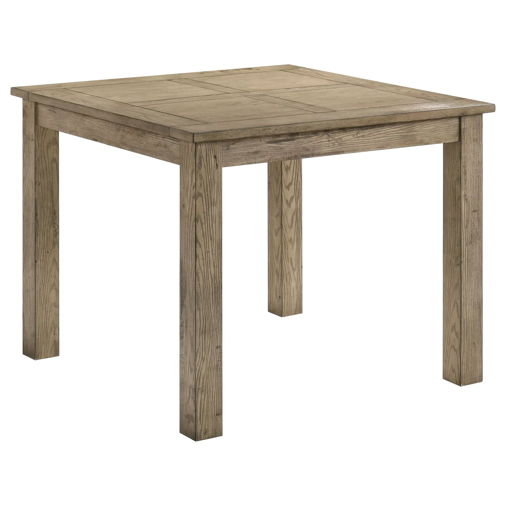 Cardova Square Counter Height Dining Table Vineyard Oak by Unique Piece Furniture