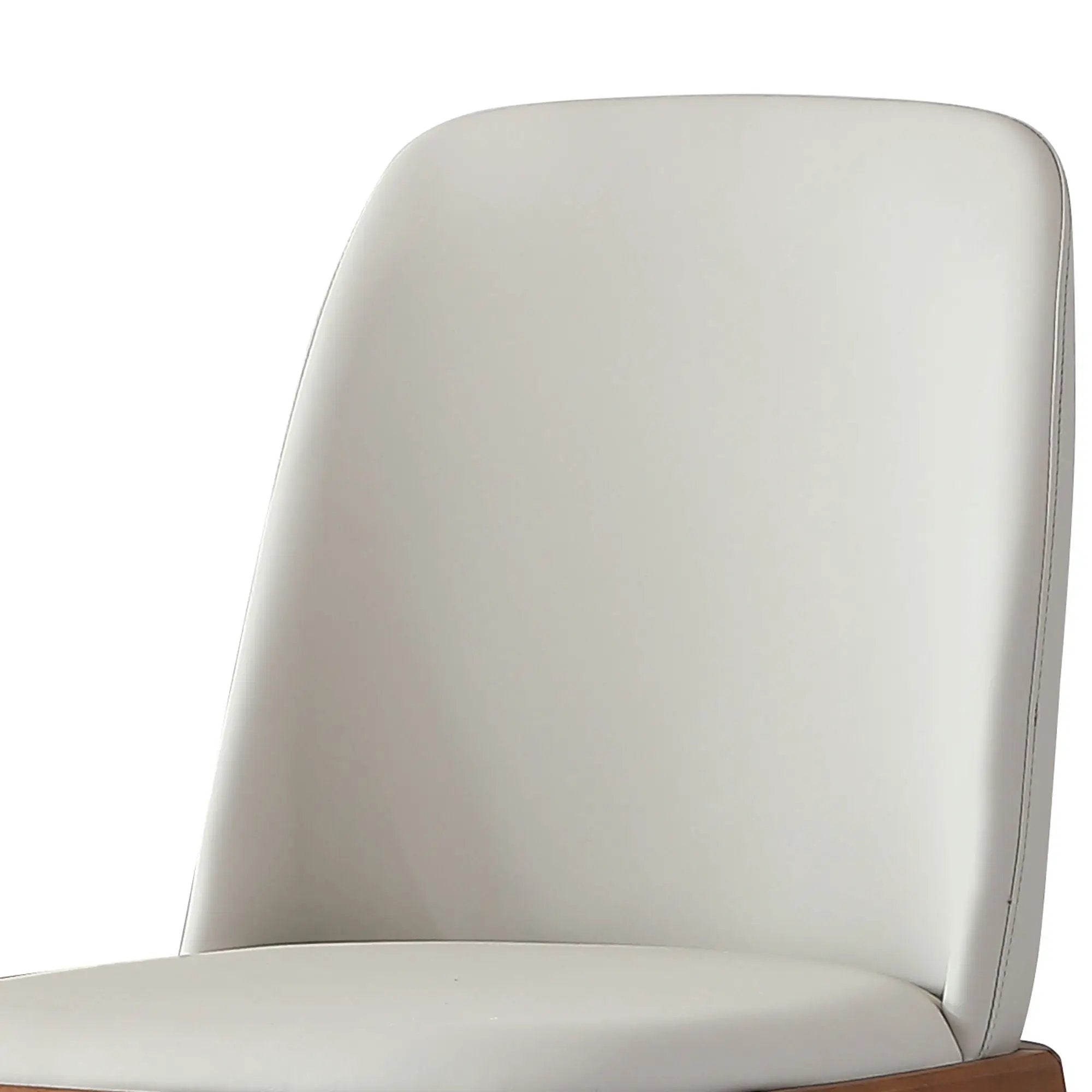 Modern Dining Chairs, Wooden Legs (Set of 2) - Gray by Unique Piece Furniture