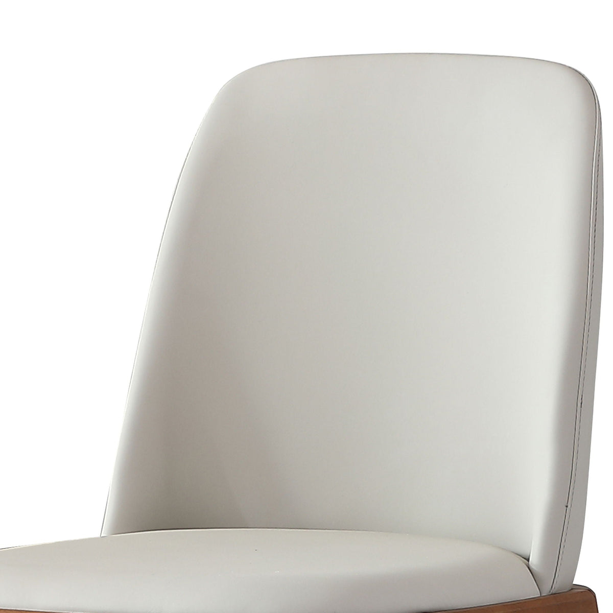 Modern Dining Chairs, Wooden Legs (Set of 2) - Gray, photo 7 of 8
