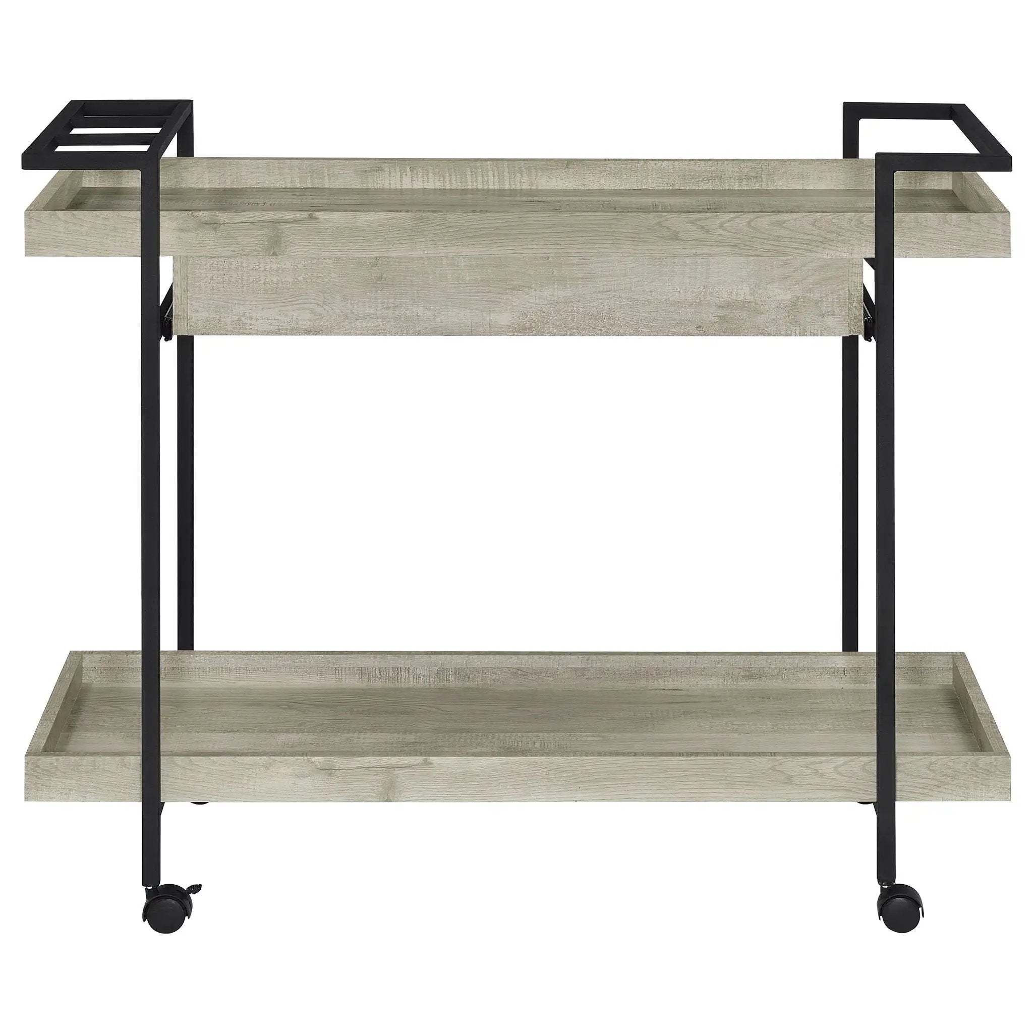 Begonia - 1 Drawer Cart - Driftwood