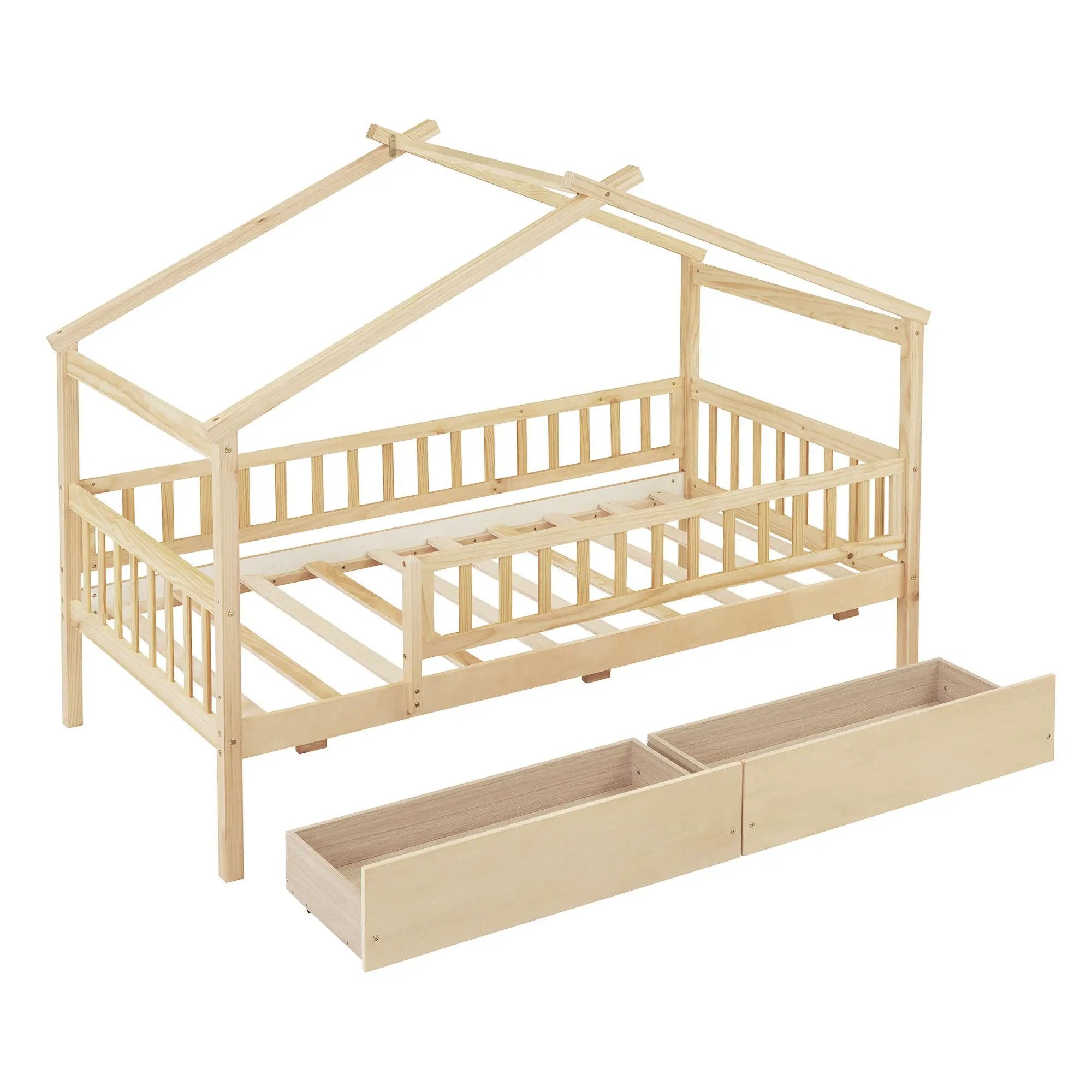 House Bed With 2 Drawers by HouseOfZazla