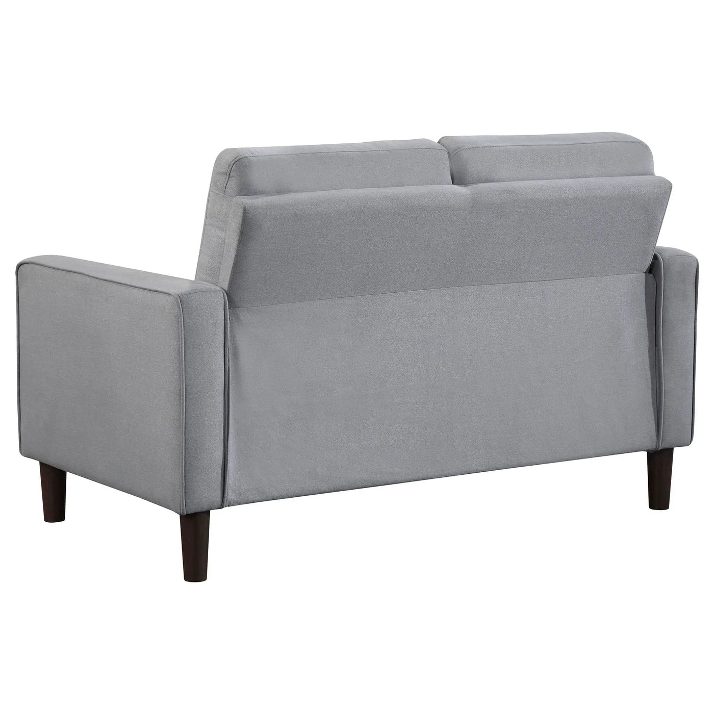 Harvey - Tufted Loveseat With Track Arm Design by HouseOfZazla