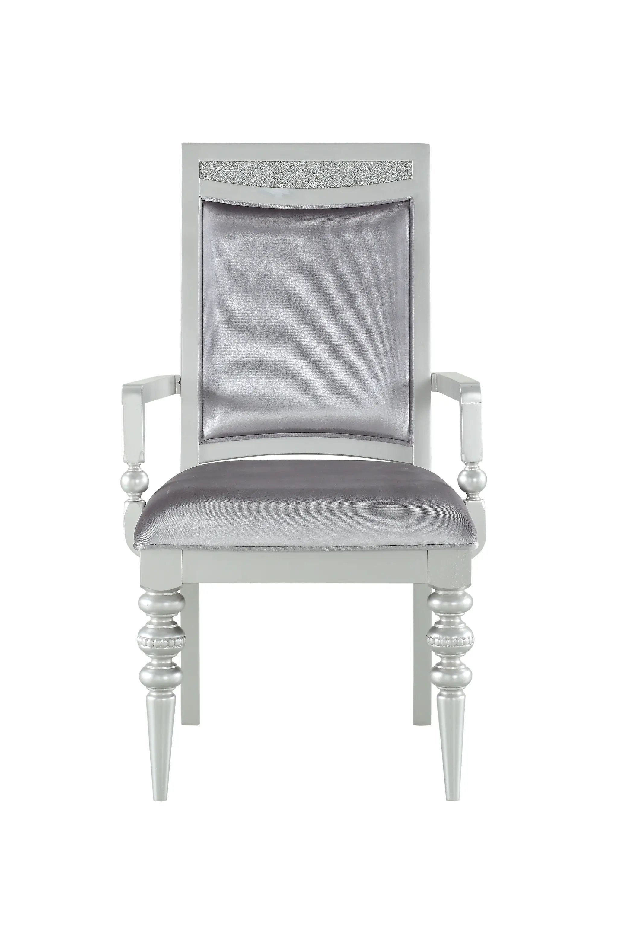 Maverick - Arm Chair (Set of 2) - Silver by Unique Piece Furniture