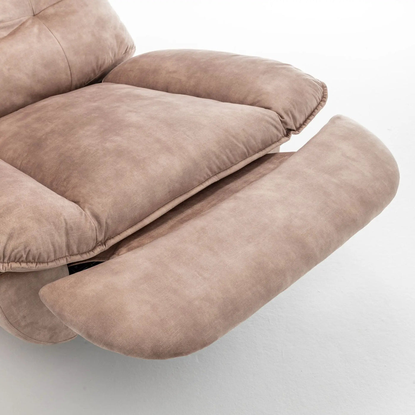 Modern Swivel Gliding Recliner Chair With Rocking Function And Phone Holder, Large Comfortable by HouseOfZazla