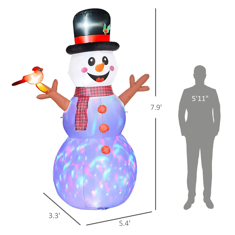Inflatable Branch Hand Snowman with LED Lights by HouseOfZazla
