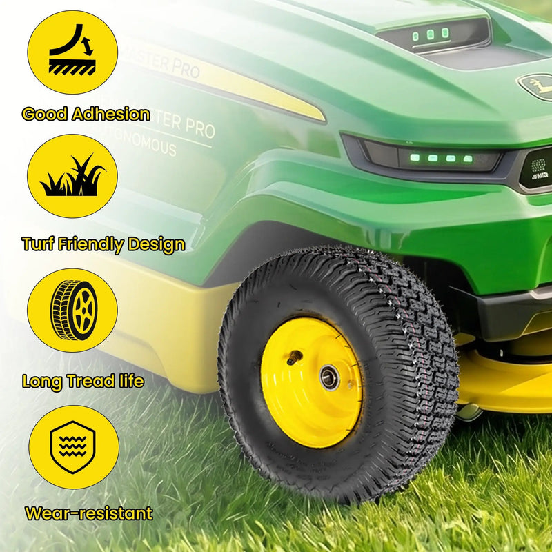Set of 2 15x6.00-6 Lawn Mower Tires by HouseOfZazla