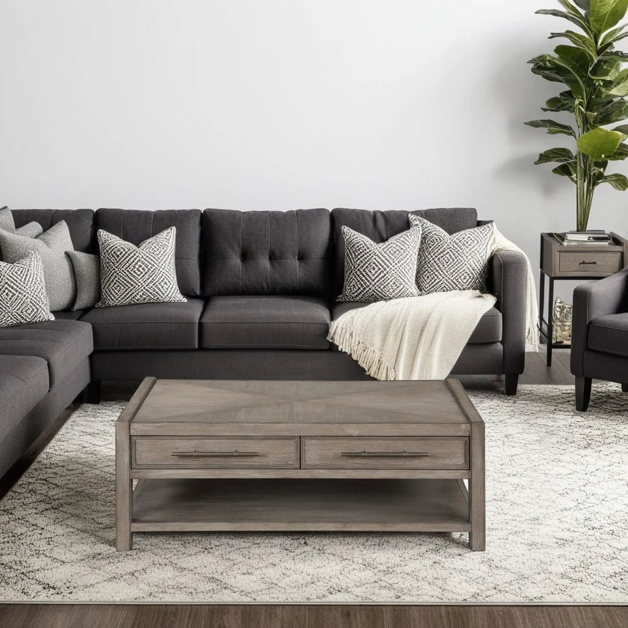 Cypress Lane - Coffee Table - White Oak by HouseOfZazla