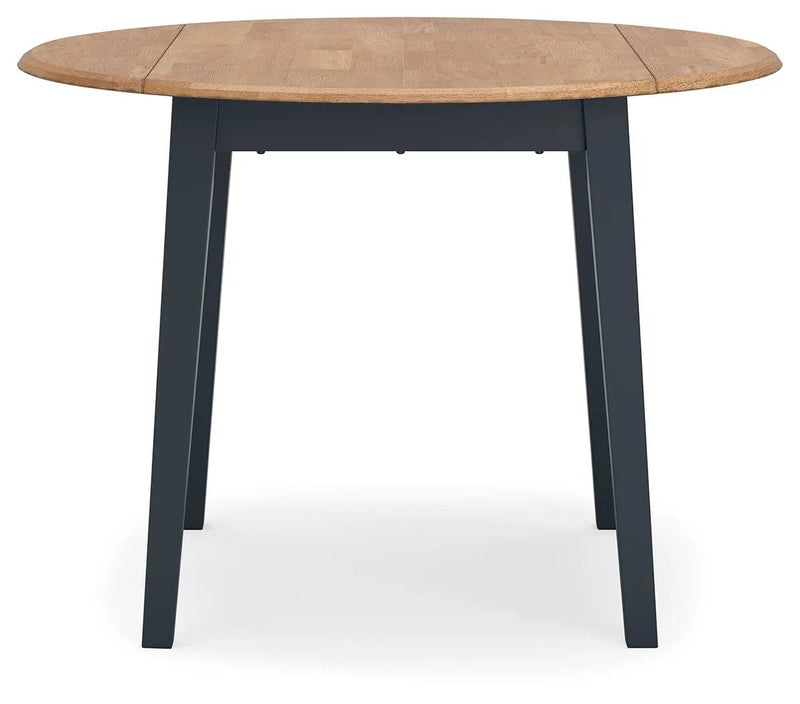 Gesthaven - Round Dining Room Drop Leaf Table by Unique Piece Furniture