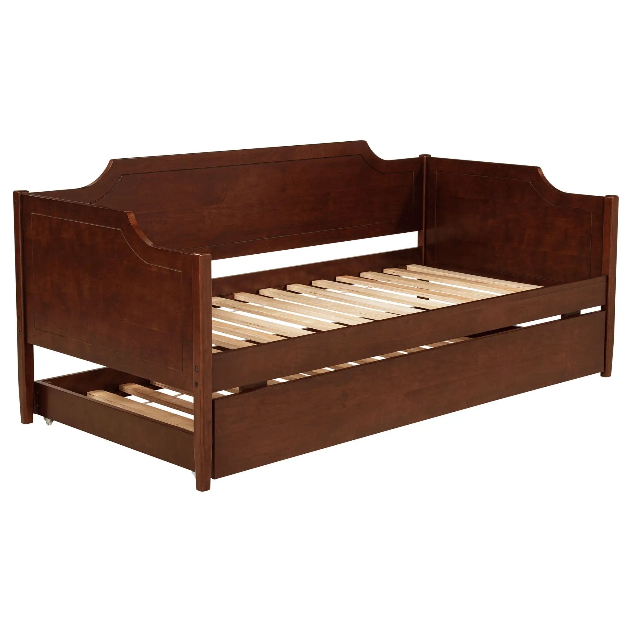 Redding Wood Twin Daybed With Trundle Cherry by Unique Piece Furniture